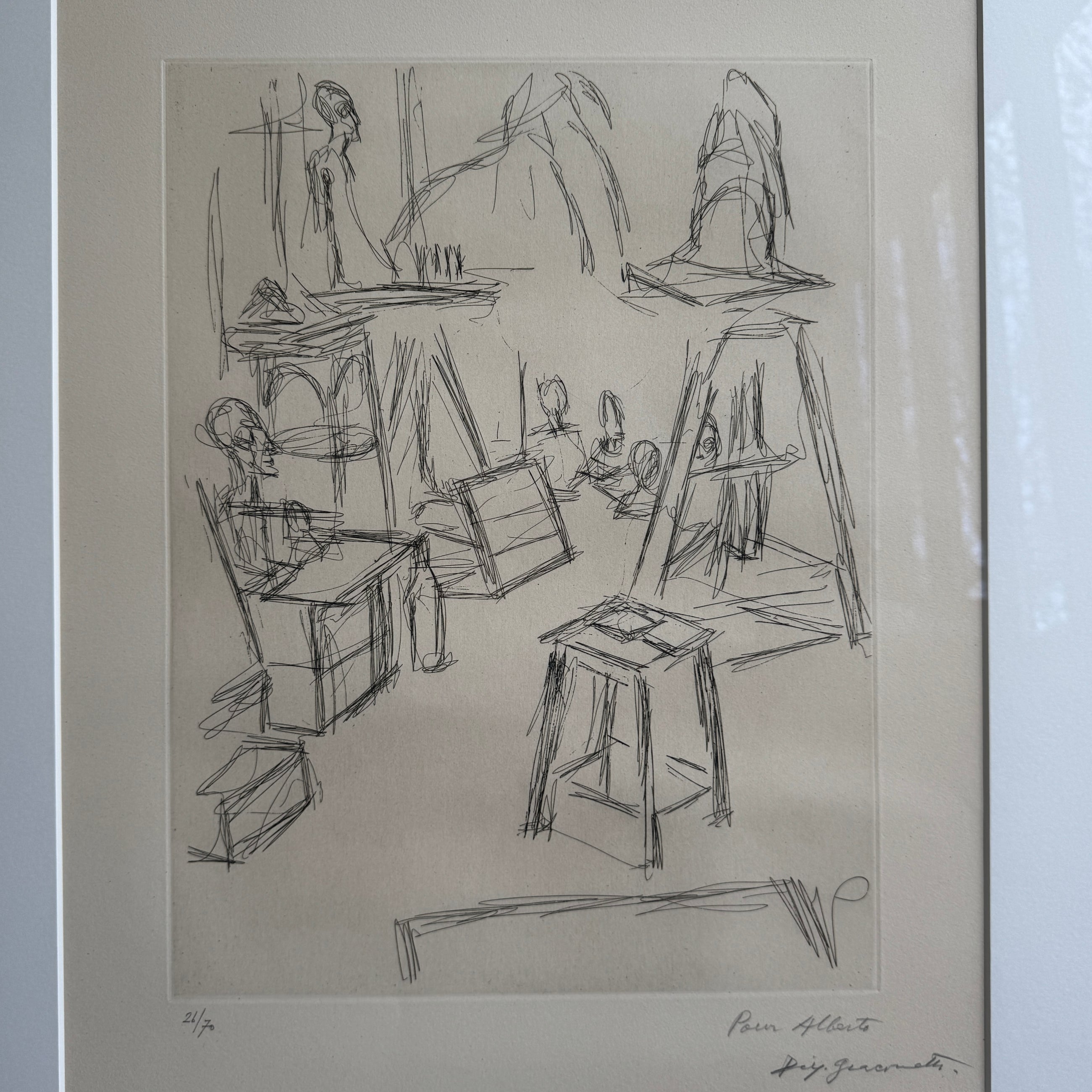 SCULPTURES DANS L'ATELIER 1966