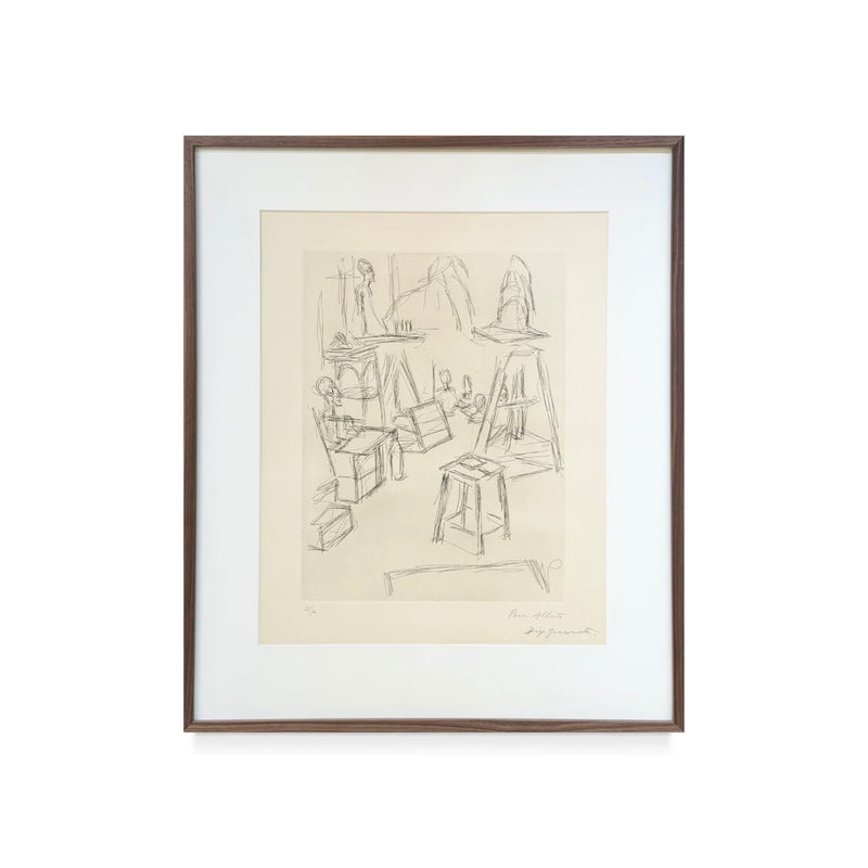 SCULPTURES DANS L'ATELIER 1966