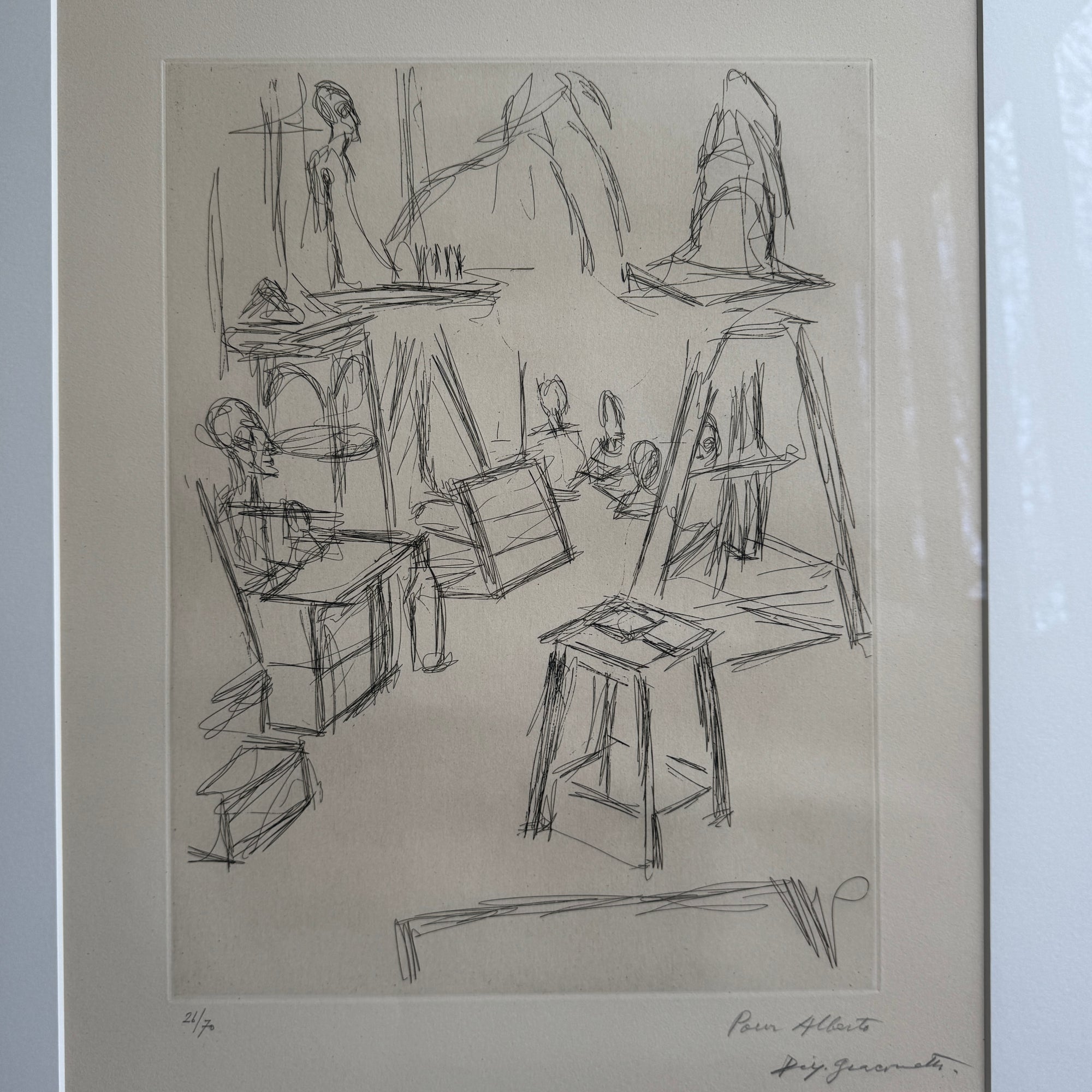 SCULPTURES DANS L'ATELIER 1966